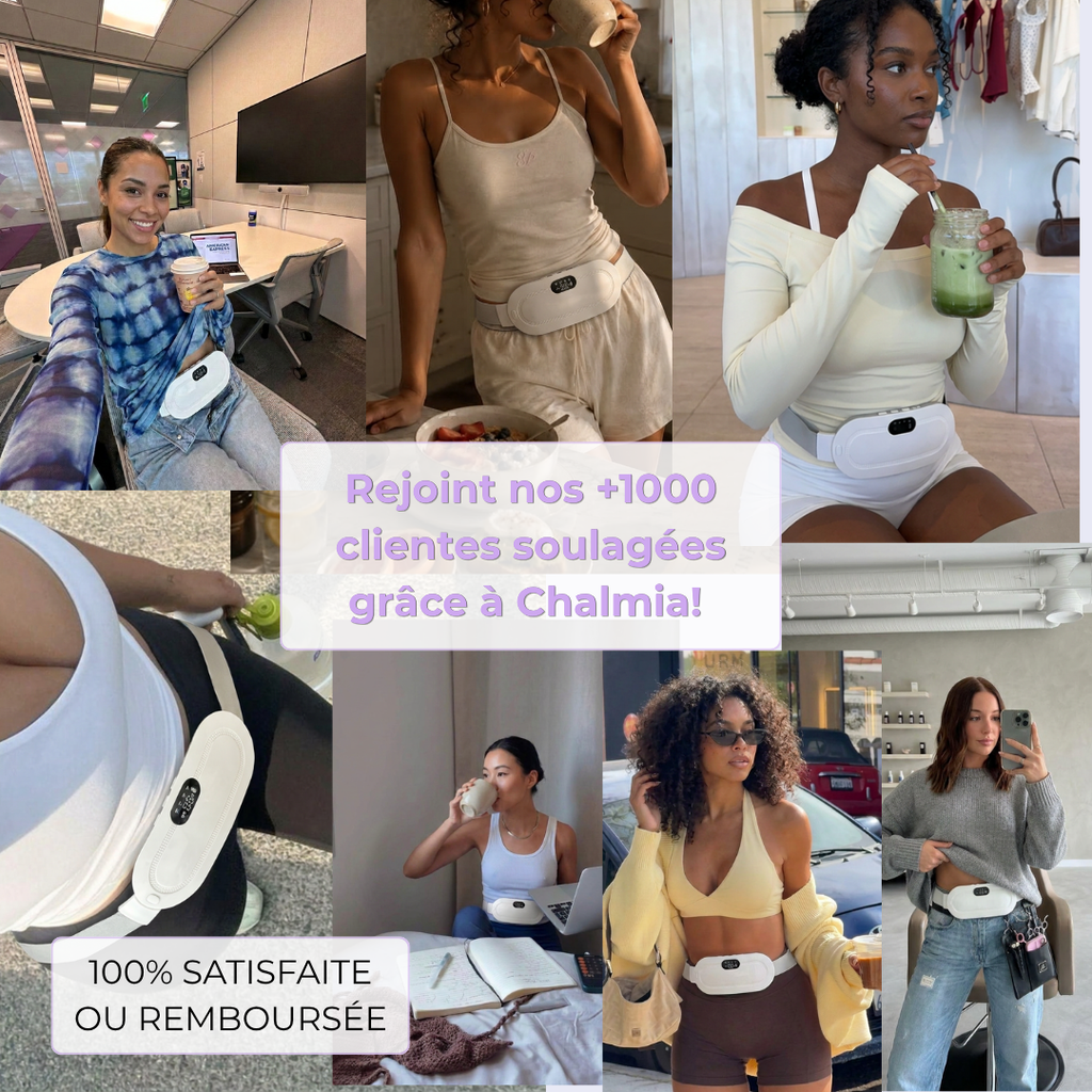 Ceinture chauffante et massante menstruelle